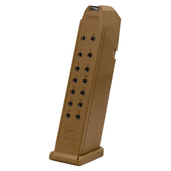 G17/G19X 9MM 17RD MAGAZINE BULK COYOTE