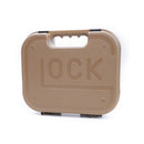 GLOCK PISTOL CASE HINGED COYOTE INCL BOR