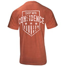 CARRY CONFIDENCE SHIRT RUST/ORANGE S