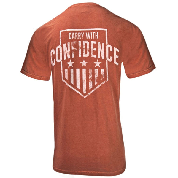 CARRY CONFIDENCE SHIRT RUST/ORANGE S