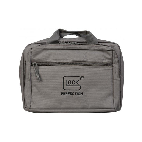 GLOCK DOUBLE PISTOL CASE GRAY