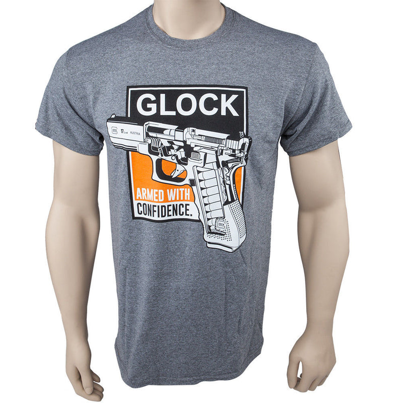 GLOCK TECHNICAL T-SHIRT HT GREY S