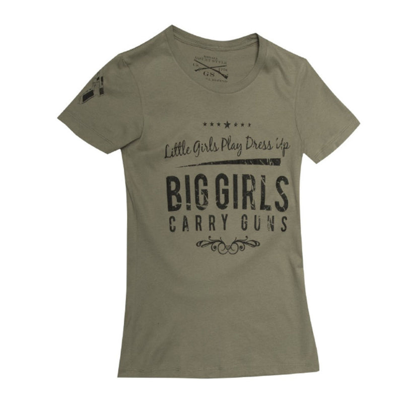 GLOCK BIG GIRLS T-SHIRT OD GREEN S