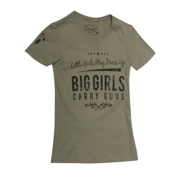 GLOCK BIG GIRLS T-SHIRT OD GREEN L