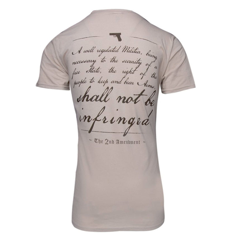 THE 2ND AMENDMENT SHIRT CREAM SMALL