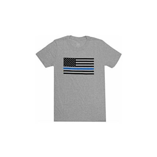 DISCIPLINE/VALOR BLUE LINE SHIRT SMALL