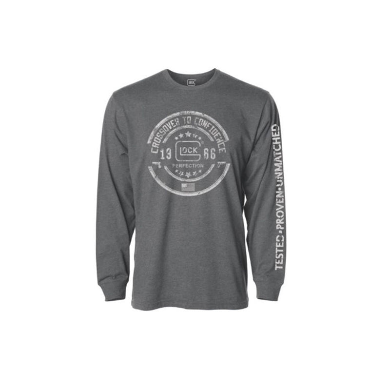 CROSSOVER LONG SLEEVE GREY 3X-LARGE