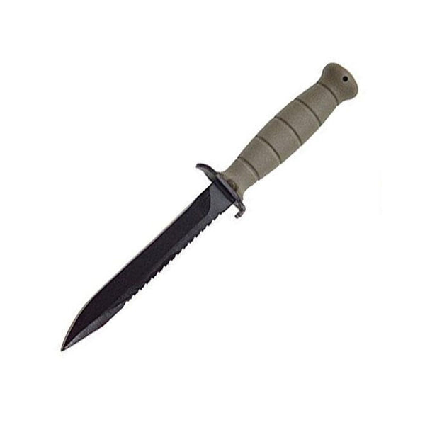 FIELD KNIFE W/SAW DARK EARTH PACKAGED