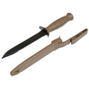 FIELD KNIFE W/SAW DARK EARTH BULK