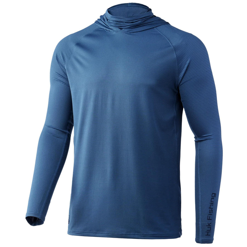 A1A HOODIE TITANIUM BLUE S