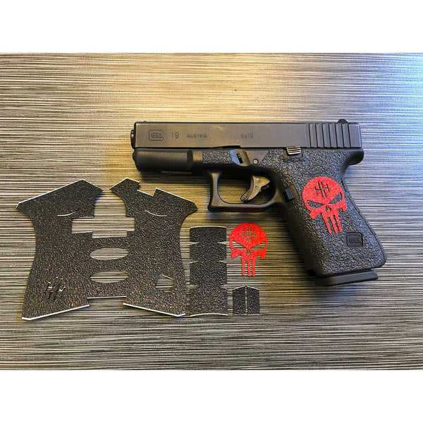 TEXTURED RUBBER GRIP GLK19/23 G4 BLK SKL
