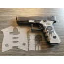 TEXTURED RUBBER GRIP WITH SKULL GLK 17/2