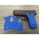 BLUE SANDPAPER GRIP SPR XD 9/40