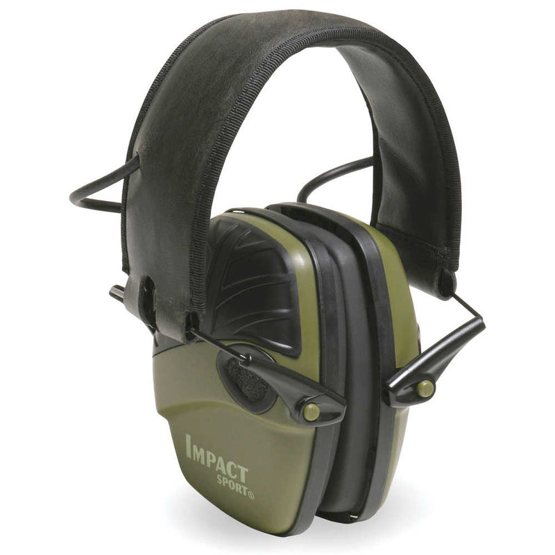 IMPACT SPORT GREEN ELEC EARMUFF NRR 22