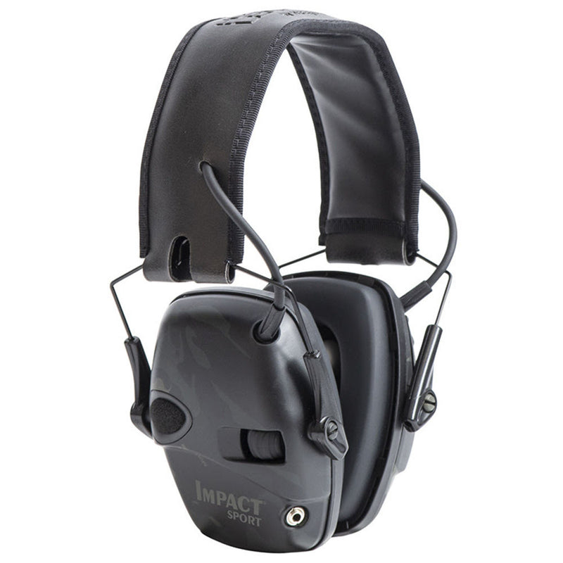 IMPACT SPORT MULTICM BLACK ELEC EARMUFF