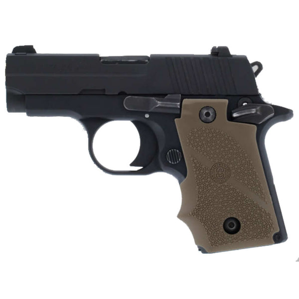 SIG P238 RUBBER GRIP W/FG TAN