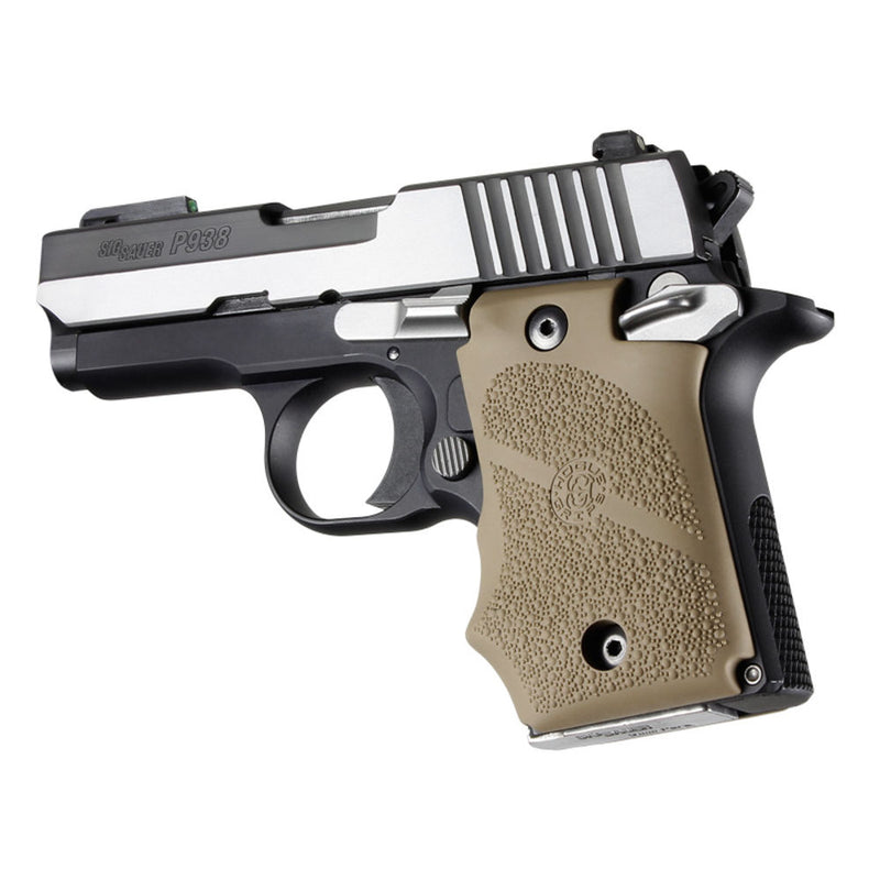 SIG P938 AMBI RUB GRIP W/FG DESERT TAN