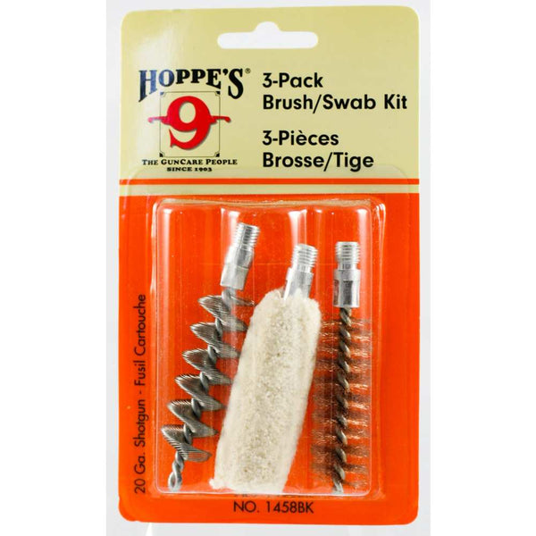 3PK BRUSH/SWAB KIT 20GA SHOTGUN