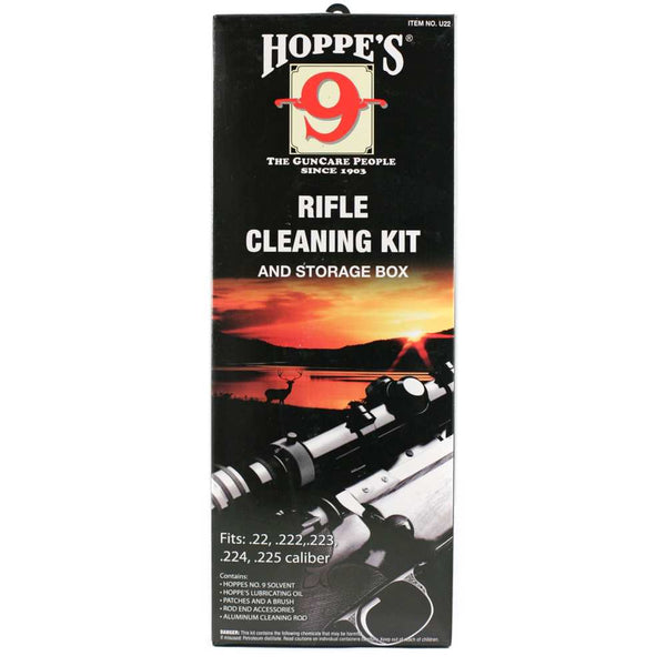 RIFLE 22 CAL CLEANING KIT BOXED