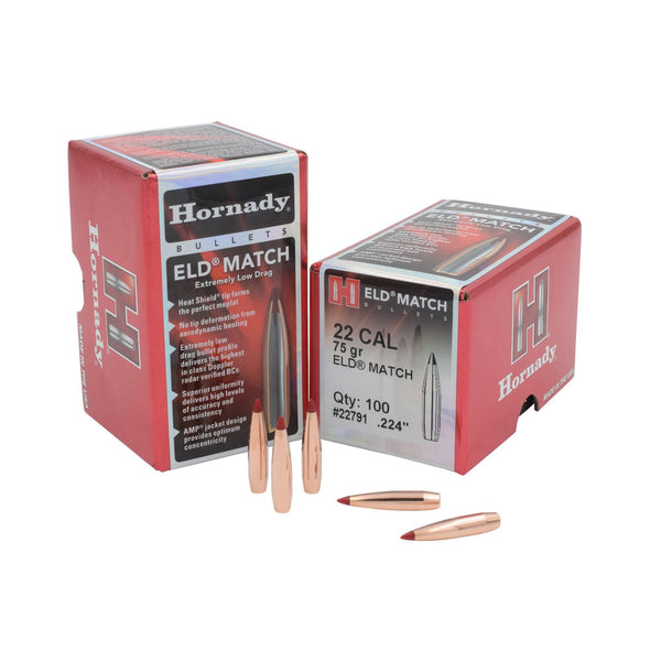 BULLET 22 CAL .224 75 GR ELD MATCH