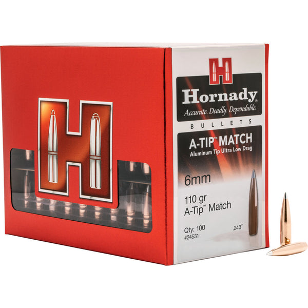 BULLET 6MM 243 110GR A-TIP MATCH 100/BX