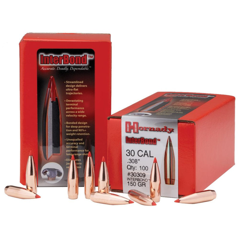 BULLET 30 CAL 308 150 GR IB 100/BX