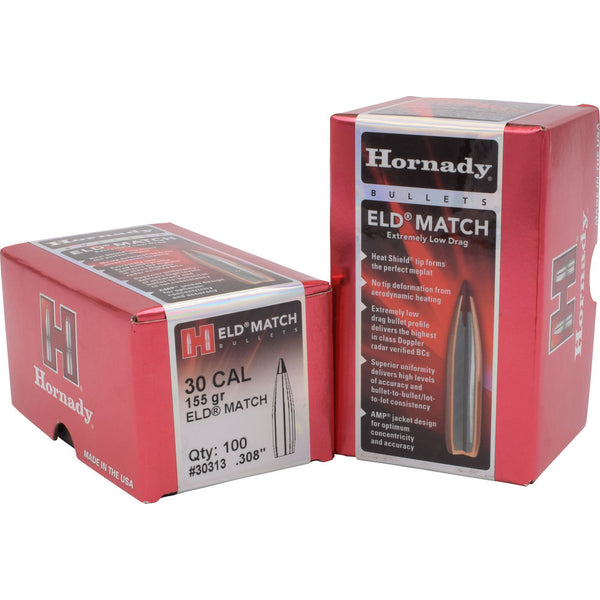 BULLET 30 CAL .308 155 GR ELD MAT 100/BX