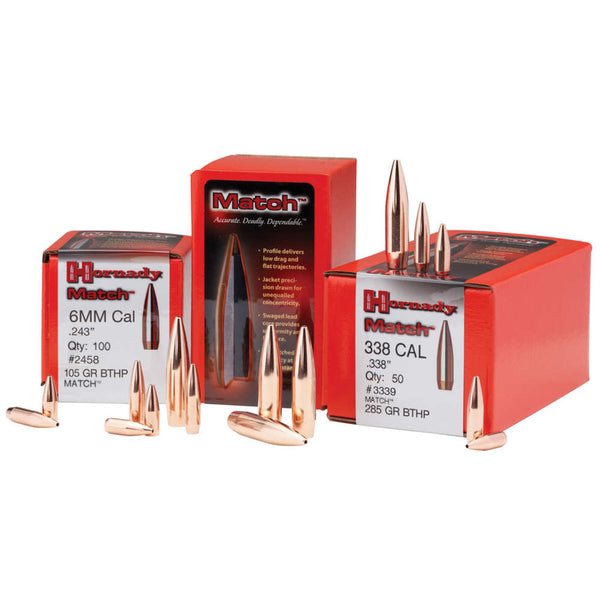 BULLET 30 CAL 208GR BTHP MATCH 100/BX