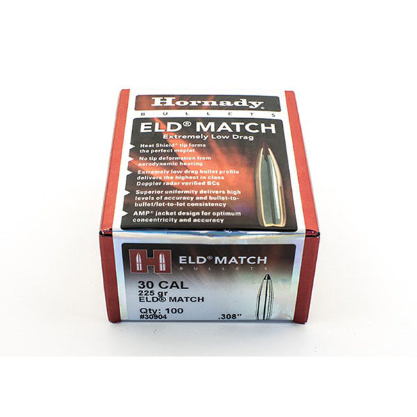 BULLET 30 CAL .308 225 GR ELD MATCH