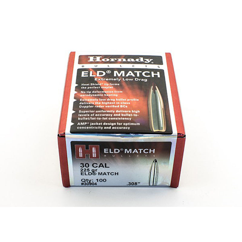 BULLET 30 CAL .308 225 GR ELD MATCH