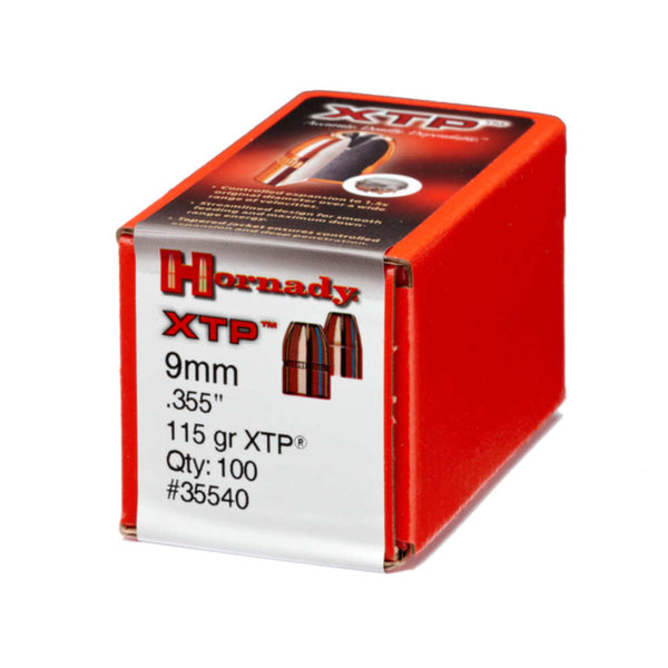 BULLET 9MM 355 115 GR HP/XTP 100/BX