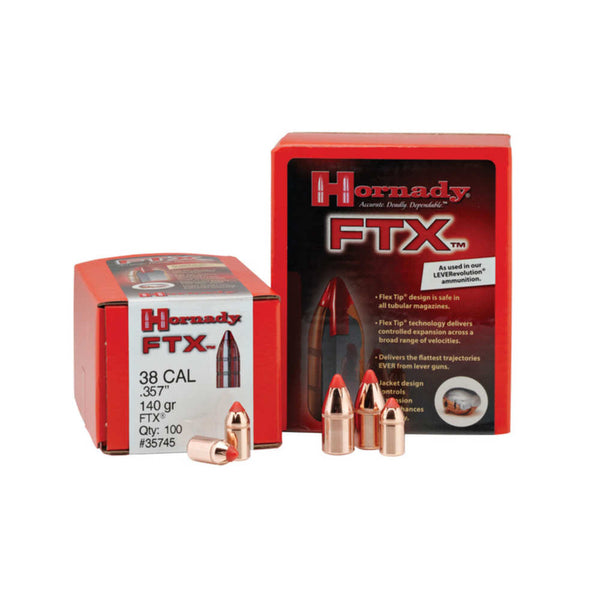 BULLET 38 CAL 357 140GR FTX 100/BX