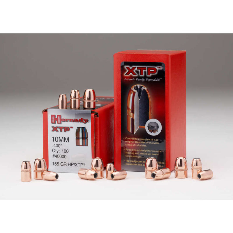 BULLET 10MM 400 155 GR HP/XTP 100/BX