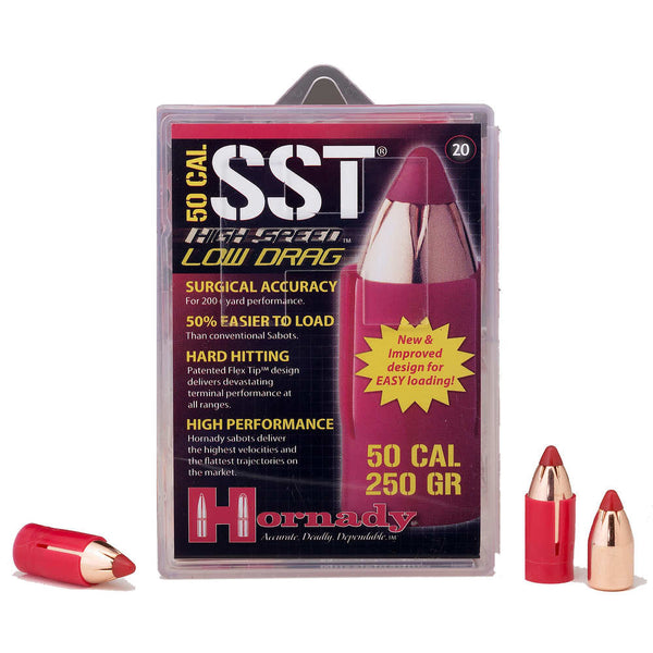 BULLET/SABOT 50 CAL LD 250GR SST 20/BX