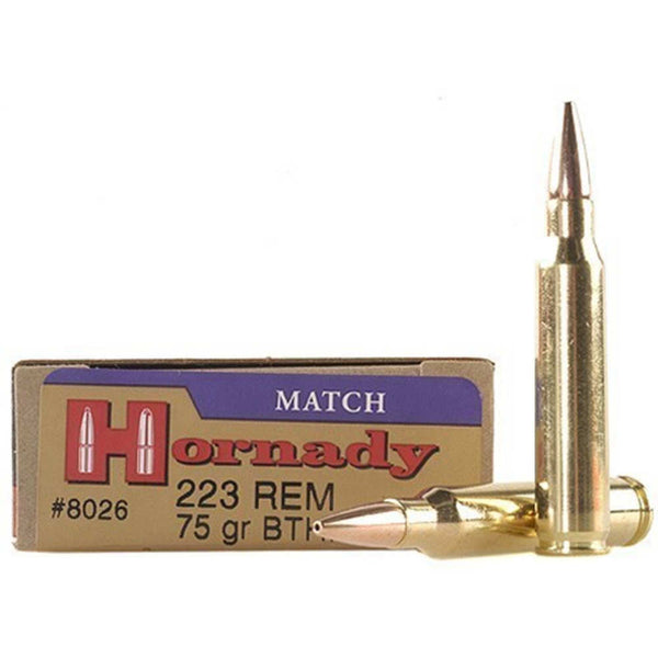 AMMO MATCH 223 REM 75GR BTHP 20/BX