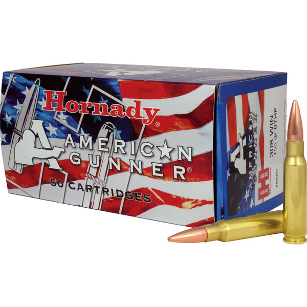 AMMO AM GUNR 308 WIN 155 GR BTHP 50/BX