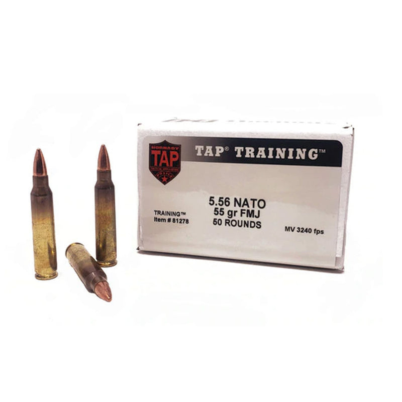 AMMO 5.56 NATO 55FMJ TRAINING 50/BX