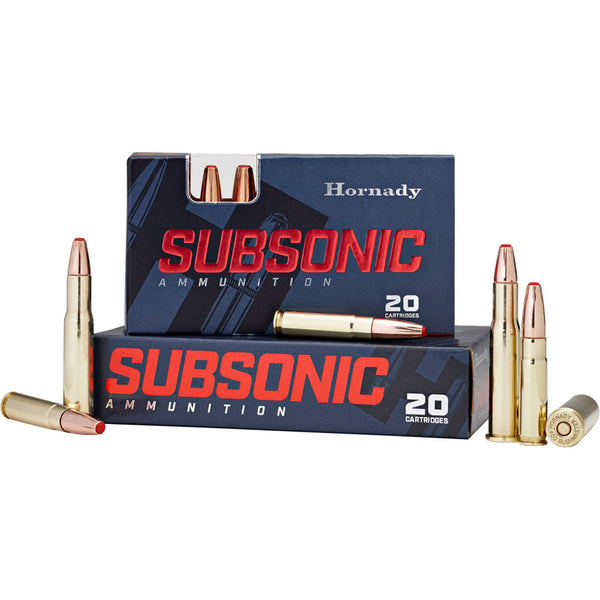 AMMO SUBSONIC 450 BUSHMASTER SUB-X 20/BX