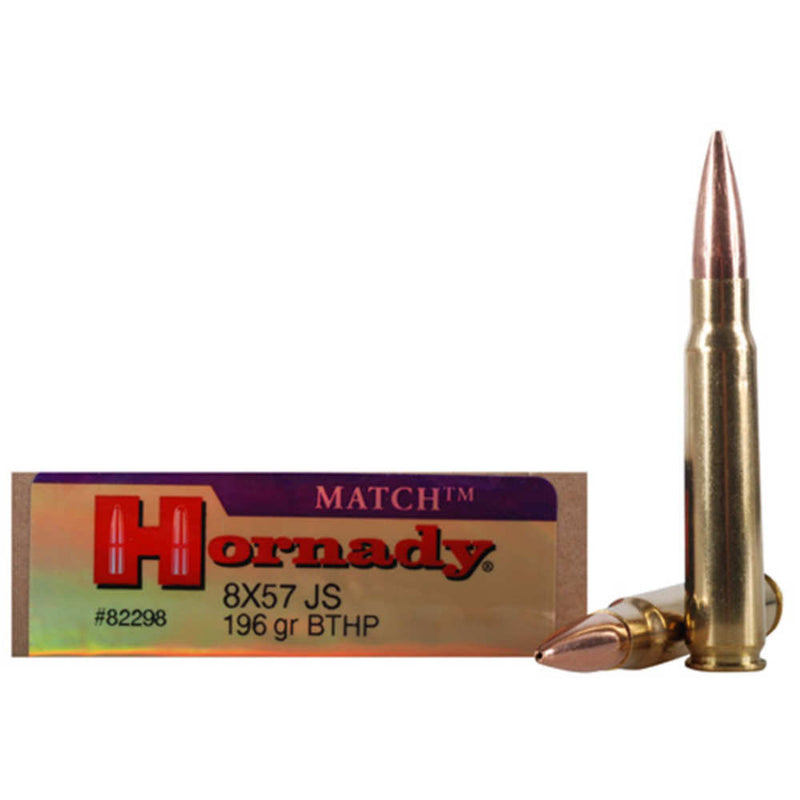 AMMO VNTG MATCH 8X57 JS 196GR BTHP 20/BX