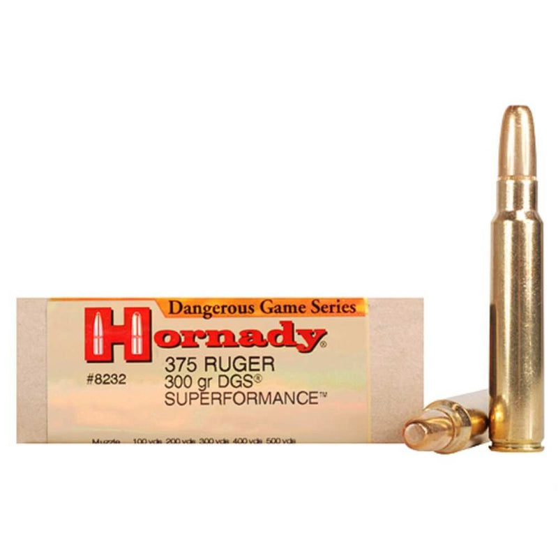 AMMO 375 RUGER 300GR DGS SPF 20/BX