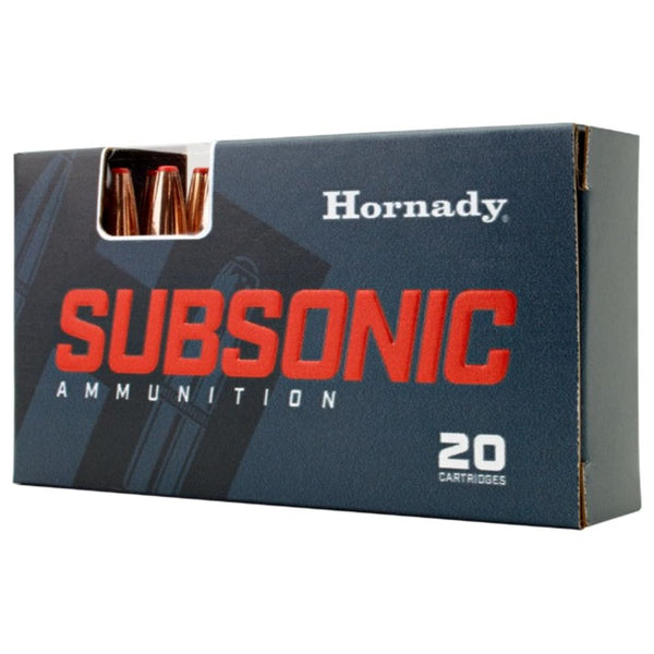 AMMO SUBSONIC 45-70 GOVT SUB-X 20/BX