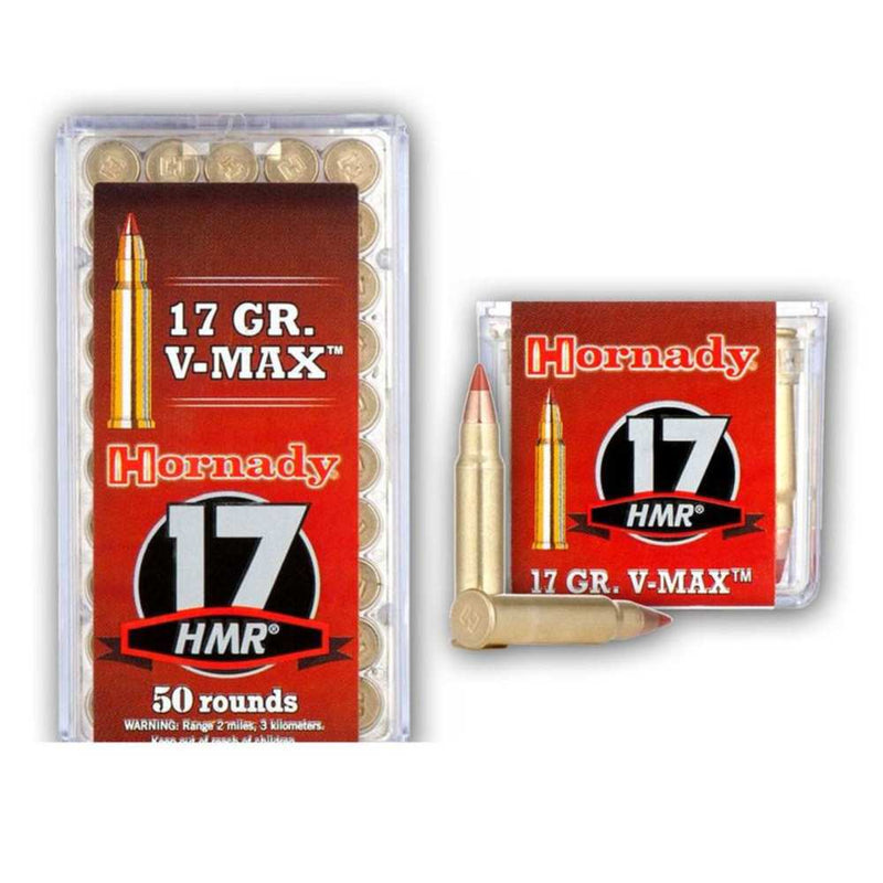 AMMO 17HMR 17GR V-MAX 50/BX