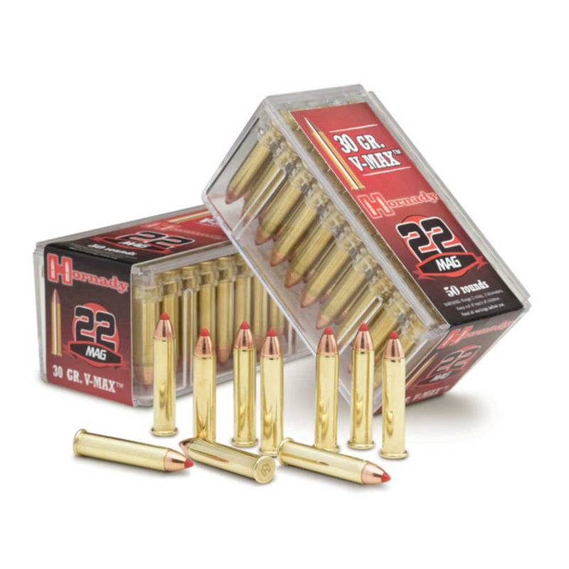 AMMO 22WMR 30 GR V-MAX 50/BX