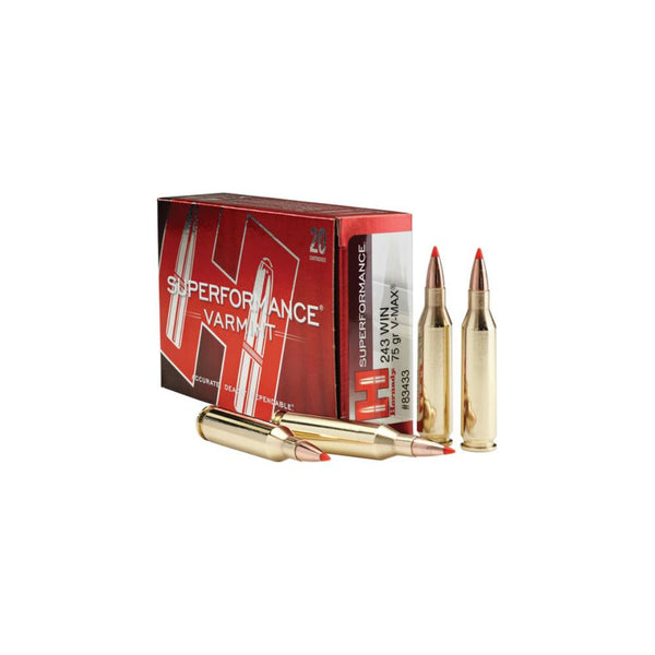 AMMO 243 WIN 75 GR V-MAX SPF