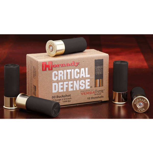 AMMO 12 GA 00 BUCKSHOT CRIT DFNSE 10/BX