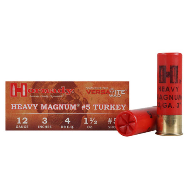 AMMO HM 12GA #5 NKL 3IN TURKEY 10RD/BX