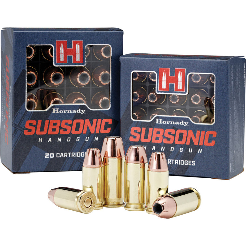 AMMO SUBSONIC 45 AUTO 230 GR XTP 20/BX