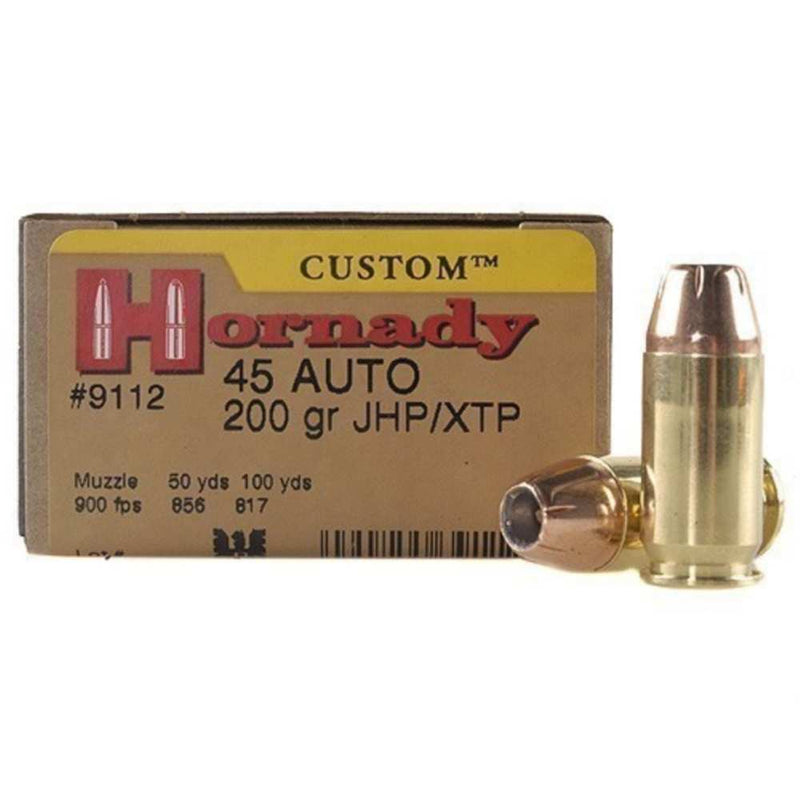 AMMO 45 AUTO 200GR XTP 20/BX