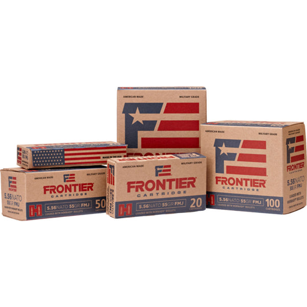 AMMO FRONTIER 223 REM 55GR FMJ 20/BX