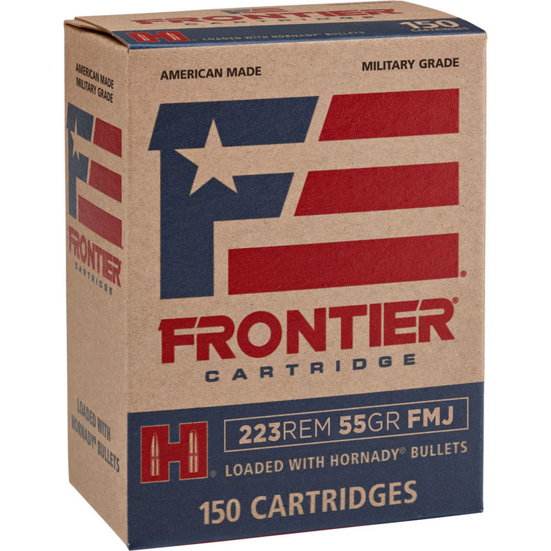 AMMO FRONTIER 223 REM 55GR FMJ 150/BX